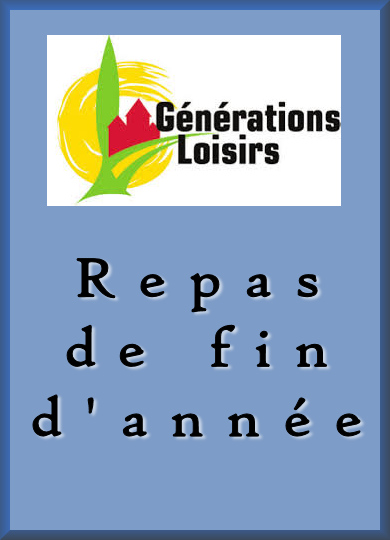 Repas de fin annee Generations Loisirs